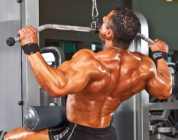 seated back pulldowns